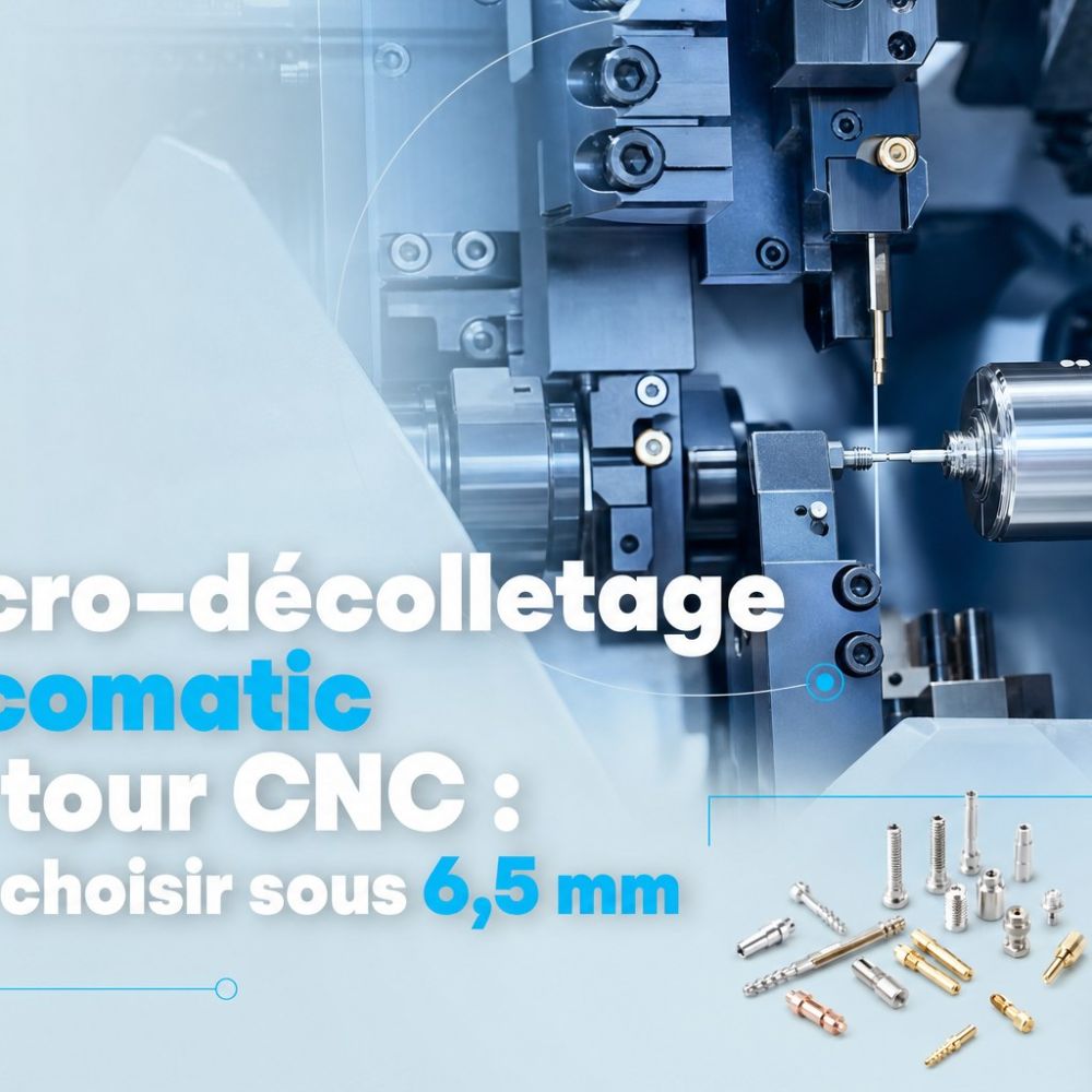 Micro-décolletage escomatic ou tour CNC : que choisir sous 6,5 mm